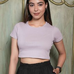 Mlada Women Extended Sleeves Pockets T-shirt-image-100