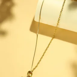 Yinara Stainless Steel Gold-Plated Minimal Layered Chain-54