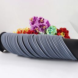 ZULKA Set of 48 Simple Matte Finish Plain Metal Bangles-image-89