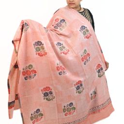 Vrinde Women Floral Woven Design Shawl-image-16