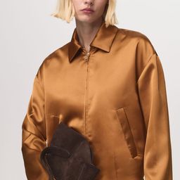 MANGO Satin Finish Tailored Jacket-picture-43