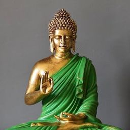 CraftEstate Green Buddha Figurine Showpiece-image-67
