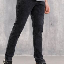 WROGN Men Slim Fit Mid-Rise Stretchable Jeans-picture-10