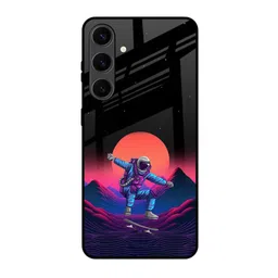 QRIOH Retro Astronaut Printed Samsung Galaxy S24 Plus Back Case-image-15