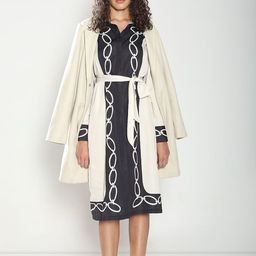 Vero Moda Women Printed Shirt Collar Cuffed Sleeves A-Line Dress-image-19