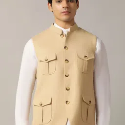 MODI JACKET Men Tailored Jacket with Patchwork-21