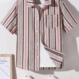 TIOR Boys Standard Striped Casual Shirt-picture-27