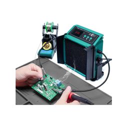 Yihua 948Dq-III Digit Display Multiple Function Helping Hand Smoke Absorb Soldering Iron Fume Extracting Soldering Station image 5