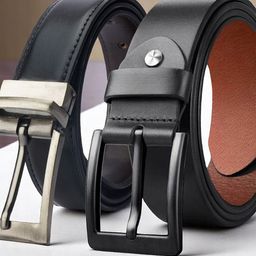 Provogue Men 2 Leather Formal Belt-image-34