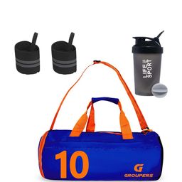 GROUPERS Textured Medium Foldable Sports or Gym Duffel Bag-21