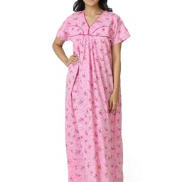CHUI MUI Printed Maxi Nightdress-picture-11