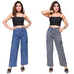 Doll Fashion Women Boyfriend Fit Mildly Distressed Jeans-image-34