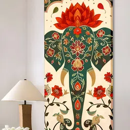 Art Street Green & Red 1 Piece Canvas Birds and Animals Wall Paintings-image-63