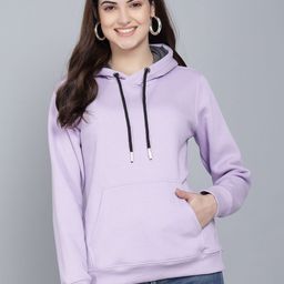 The Roadster Lifestyle Co women Regular Fit Pure Cotton Hooded Sweatshirt-image-72