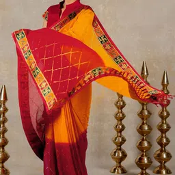 Subham Printed Embroidered Saree-picture-39