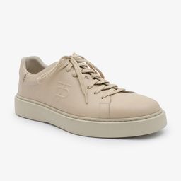 TONI ROSSI Men Perforations Leather Lace-Up Sneakers-image-41