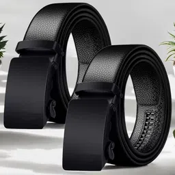 Metronaut Men Textured 2 PU Belt-image-25