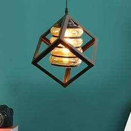 GAUVIK Black Glass Contemporary Ceiling Lamp-picture-31
