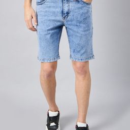 STUDIO NEXX HIKE70 Men Low-Rise Washed Loose Fit Denim Shorts-image-27
