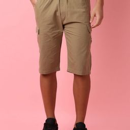 V-Mart Men Cotton Mid-Rise Cargo Shorts-image-62