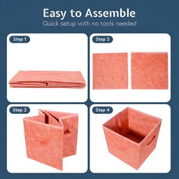 Aura Unisex Orange Set of 3 Regular Multi-Utility Organisers image 4