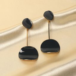 DressBerry Gold-Plated Contemporary Drop Earrings-20