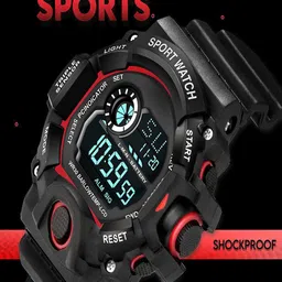 Hala Men Solid Round Tang Regular Digital Watch image 3