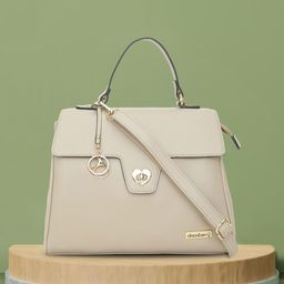 DressBerry Structured Handheld Bag with Tasselled-1