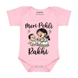 Arvesa Meri Pehli Rakhi Printed Romper-picture-58