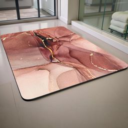 IVAZA Pink 1000 GSM Silicone Bath Rugs-image-17