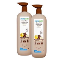 Mamaearth Set Of 2 Cocoa Rich Moisturizing Body Lotion With Vitamin E - 400 ml Each-31