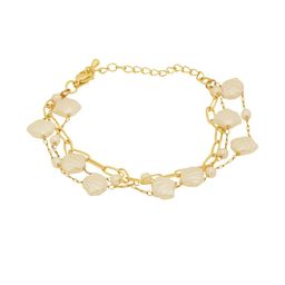 Beenth & Doneth Women Pearls Gold-Plated Bracelet-image-22