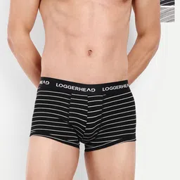 LOGGERHEAD Pack Of 3 Striped Mid Rise Trunks - LHYT011-ANTRA-BLACK-GREY-ANTRA-BLACK-GREY-image-51