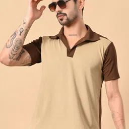 Moda Rapido Men Colourblocked Polo Collar T-shirt-picture-10
