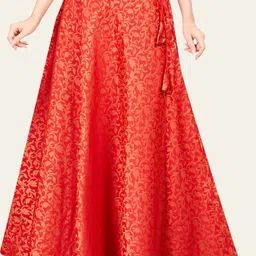 Studio Shringaar Printed Flared Maxi Skirt-image-47