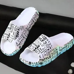 Pampy Angel Men White Flip Flops-image-99