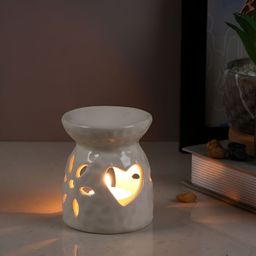 TAYHAA White Textured Ceramic Aroma OilDiffusers-26