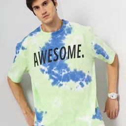 Genoa Men Tie and Dye Printed T-shirt-image-93