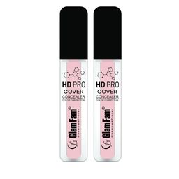 GlamFam Set Of 2 HD Pro Cover Concealer- 5 ml Each- Warm Sand 03-38