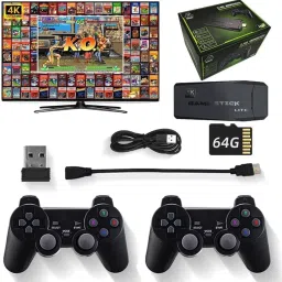 HD TV Video Game 4K Ultra Plug & Play Wireless TV Video Game for Kids 2 Player 25th Anniversary Edition-32