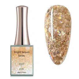 BELLE GAGA Bright Sequin Series UV LED Gel Nail Polish - 16 ml - Shade - C317-image-71