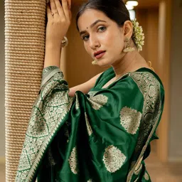 Subham Woven Design Zari Banarasi Saree-54