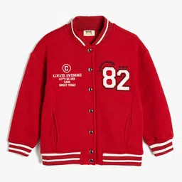 Koton Girls Bomber with Patchwork Jacket-image-0