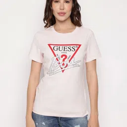 GUESS Women Printed Applique T-shirt-picture-47