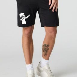 FABSTIEVE Men Graphic Printed Low-Rise Shorts-image-56