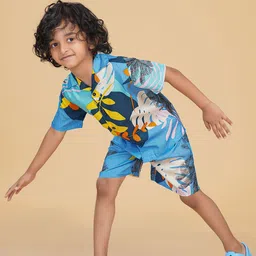 Ninos Dreams Boys Printed Shirt with Shorts-image-97
