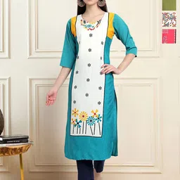 Anouk Rustic Pack Of 4 Printed Straight Kurtas-image-43