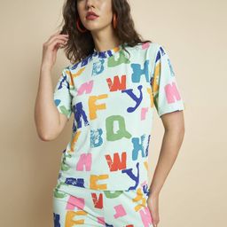TANDUL Women Printed T-shirt with Shorts-image-29