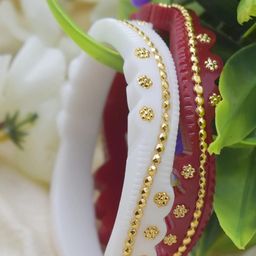 SATTIK Set of 2 Gold-Plated Bangles-image-48