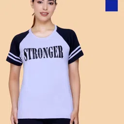 White Moon Women Typography 2 Pockets T-shirt-image-45